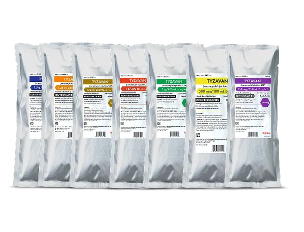 Dosages and storage - Tyzavan vancomycin premix